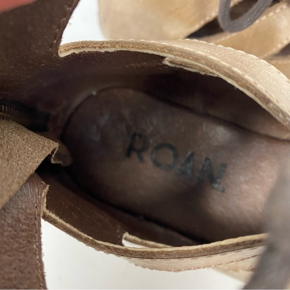 Roan Bed Stu Leather Open Toe Gladiator Sandals S… - image 6